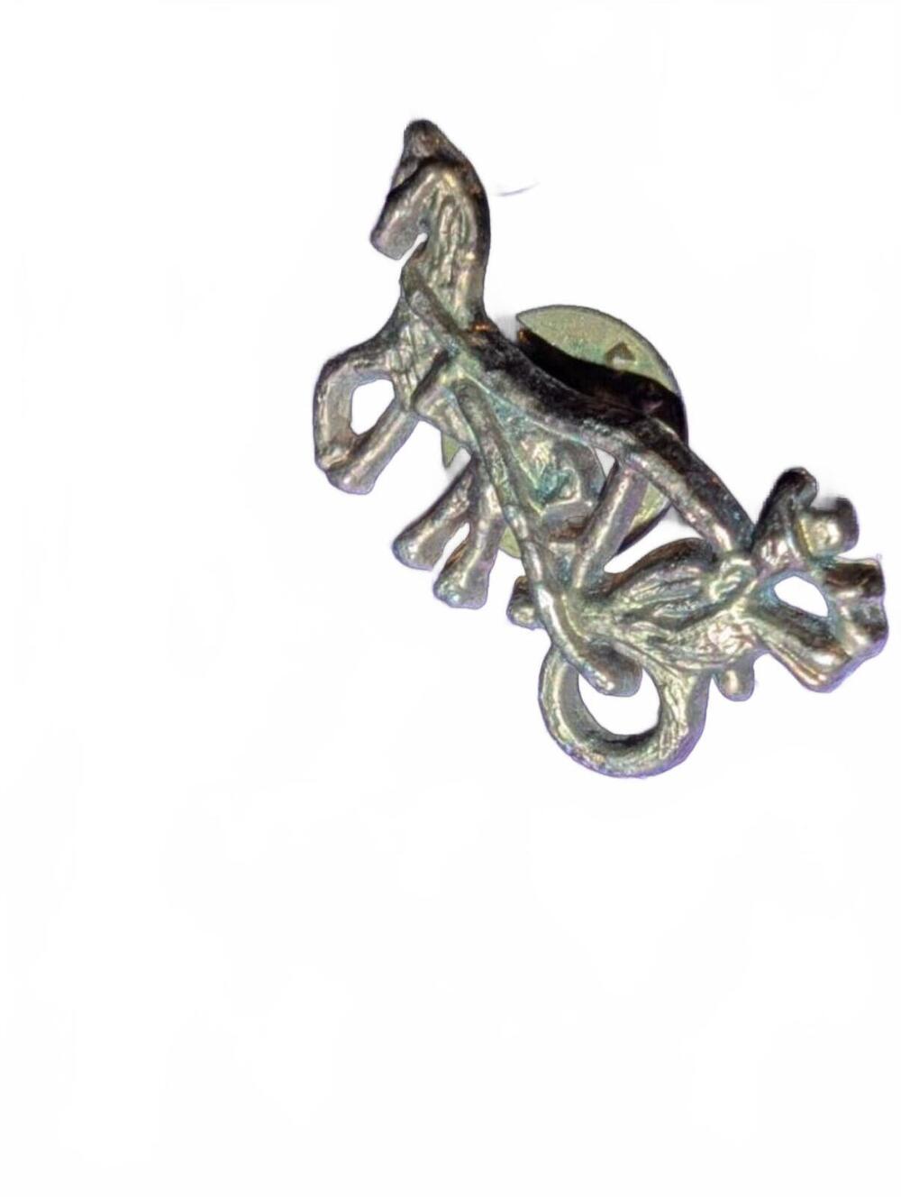 Vintage Gold-Tone Horse Motif Brooch Pin